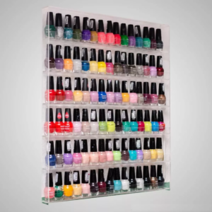 Exhibidor De Esmaltes Para Uñas En Acrílico Grande